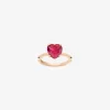 DAB1006 100AM 0009R 010 Dodo heart ring 9k rose gold synthetic ruby