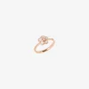 DAC3004 FLOWS EBB9R 010 Dodo flower ring rose gold mother pearl enamel white diamond