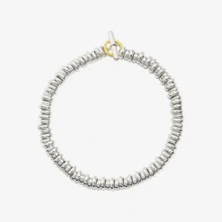 Bracciale rondelle in argento 925