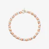 DBB9005 GRANE MIX9A 010 Dodo granelli bracelet 9k rose gold silver 18k yellow gold
