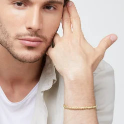 DBB905A GRANE GOGOA 120 Dodo granelli bracelet silver 18k yellow gold