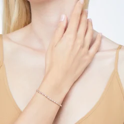 DBC0002 GRANX G9AMX 100 Dodo mini granelli bracelet 9k rose gold silver steel