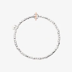 Bracciale mini granelli in argento 925