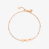 DBC1005 STAR4 0009R 010 Dodo bracelet 9k rose gold 3 stars