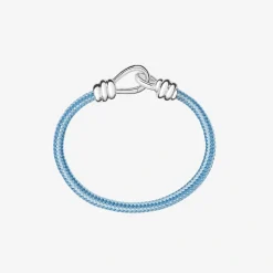 Bracciale nodo con chiusura in argento 925.