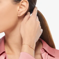 DBC3006 KNOTS 0009R 110 Dodo nodo bracelet 9k rose gold