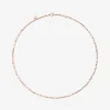 DCC0002 GRANX G9AMX 010 Dodo mini granelli necklace 9k rose gold silver steel