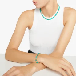 DCC2007 RONDE VERAG 110 Dodo rondelle necklace 18k rose gold plated silver recycled plastic