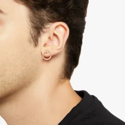 DHC2003 KNOT0 0009R 120 Dodo nodo earring 9k rose gold small model