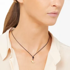 DMA5001 HORSS 000OG 100 Dodo horse charm 18k yellow gold