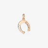 DMB0015 HSHOL 0009R 010 Dodo horseshoe charm 9k rose gold