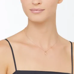 DMB2011 LETHL 0009R 110 Dodo letter h charm 9k rose gold