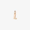 DMB2015 LETLL 0009R 010 Dodo letter l charm 9k rose gold