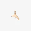 DMB4009 DOLPS 0009R 010 Dodo dolphin charm 9k rose gold
