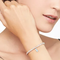 DMB5002 JUNIS EAZ9R 110 Dodo junior charm 9k rose gold blue enamel