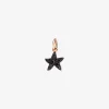 DMB5003 STARS DBK9R 010 Dodo precious star charm 9k rose gold treated black diamonds