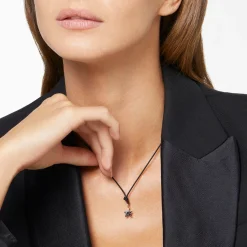 DMB5003 STARS DBK9R 100 Dodo precious star charm 9k rose gold treated black diamonds