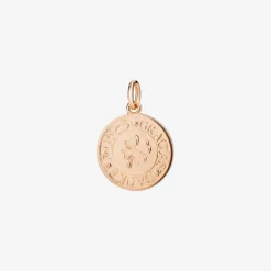DMB5010 COINS 0009R 020 Dodo coin charm 9k rose gold