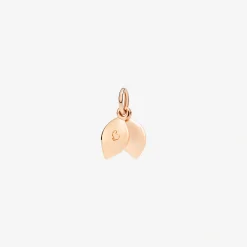 DMB8044 LEAFS 0009R 020 Dodo leaf charm 9k rose gold