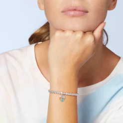 DMB8049 RAINS 0009R 110 Dodo rainbow charm 9k rose gold