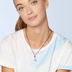 Alternative view of Ciondolo unicorno in oro rosa 9K.