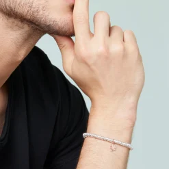 DMB9034 FOURS 0009R 130 Dodo four leaf clover charm 9k rose gold