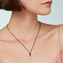 DMC0027 TURTL EPA9R 100 Dodo turtle charm 9k rose gold pearly enamel