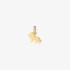 Ciondolo leone in oro giallo 18K.