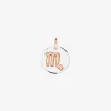 DMC2011 ZODSC 0009A 010 Dodo scorpio charm silver 9k rose gold