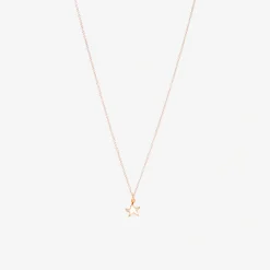 DMC3002 STARS EPB9R 020 Dodo star charm rose gold cathedral effect mother of pearl enamel