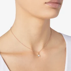 DMC3002 STARS EPB9R 100 Dodo star charm rose gold cathedral effect mother of pearl enamel