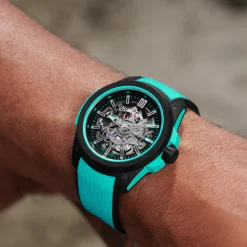 Alternative view of Norqain Wild ONE Skeleton Turquoise