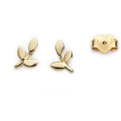Orecchini Flora con foglie a lastra