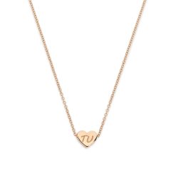 Girocollo in catena d’oro con incisione "TU"