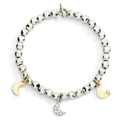 Alternative view of Bracciale mini Pepita argento