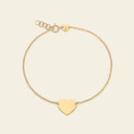 Bracciale a catena con cuore a lastra Marco Gerbella in oro 18 kt 3 Bracciale a catena con cuore a lastra Marco Gerbella in oro 18 kt - immagine 3