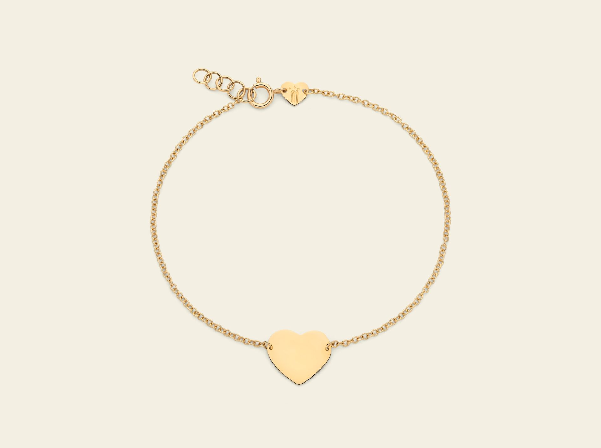 Bracciale a catena con cuore a lastra Marco Gerbella in oro 18 kt 2 Bracciale a catena con cuore a lastra Marco Gerbella in oro 18 kt - immagine 2